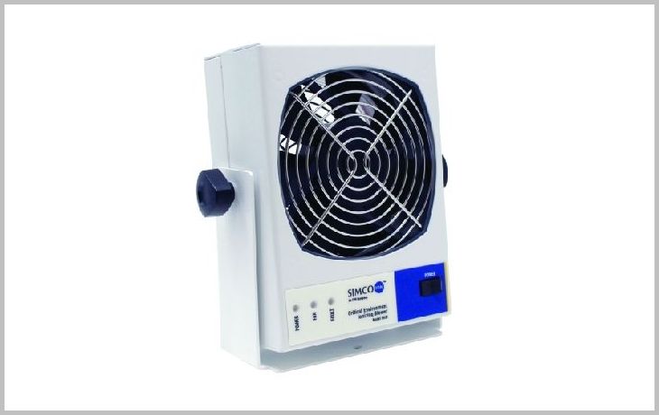 Soufflerie ionisante Simco-Ion Aerostat® PC2 avec Alarme et souffleur d'air  chaud