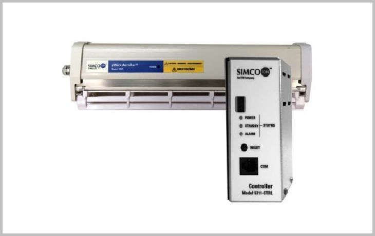 Soufflerie ionisante Simco-Ion Aerostat® PC2 avec Alarme et souffleur d'air  chaud